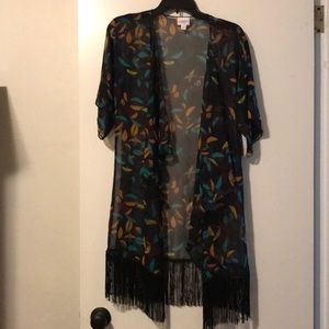LuLaRoe Monroe Fringe Overlay